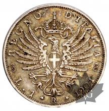 ITALIE-1901-1 LIRA-VITTORIO EMANUELE III-prSUP