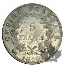 FRANCE-1810BB-5 FRANCS-NAPOLEON EMPEREUR-TTB-SUP