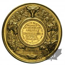 FRANCE-1891-MÉDAILLE-CONCOURS-SUP