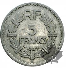 FRANCE-1945C-5 FRANCS LAVRILLIER-TTB