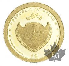 PALAU-2007-1 DOLLAR-KENNEDY-PROOF
