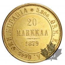 FINLANDE-1879S-20 MARKKAA-SUP-FDC