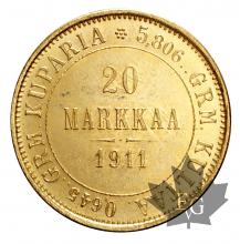 FINLANDE-1911L-20 MARKKAA-SUP-FDC