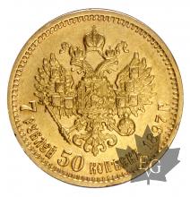 RUSSIE-1897-7,5 ROUBLES-TTB