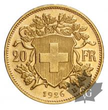 SUISSE-1926-20 FRANCS-HELVETIA-SUP-FDC
