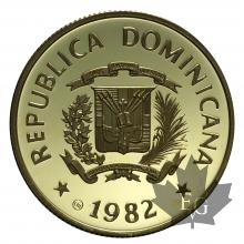 REPUBLIQUE DOMINICAINE-1982-200 PESOS-PROOF