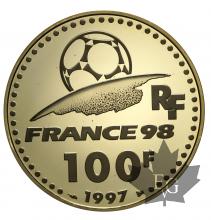FRANCE-1997-100 FRANCS-COUP DU MONDE-PROOF-KM1169
