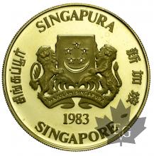 SINGAPORE-1983-500 DOLLARS-PROOF