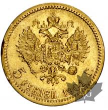 RUSSIE-1901-5 ROUBLES-prSUP