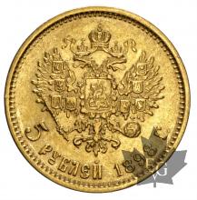 RUSSIE-1898-5 ROUBLES-SUP