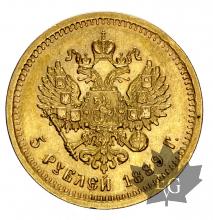 RUSSIE-1888-5 ROUBLES-SUP