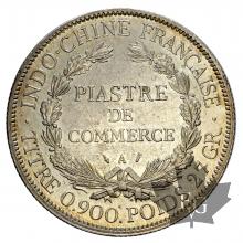 INDOCHINE-1896-PIASTRE DE COMMERCE-SUP
