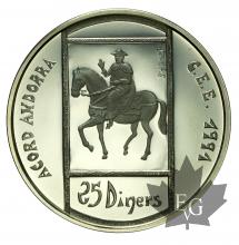 ANDORRE-1993-25-DINERS-PROOF