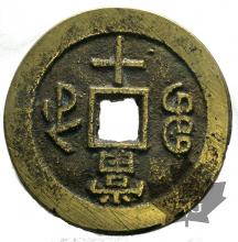 CHINE-KIANGSU-10 CASH-1851-1861-TTB+