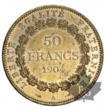 FRANCE-1904-50 FRANCS-rayure au revers-prSUP
