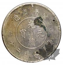 CHINE-1911-DOLLAR-YUNNAN-TB