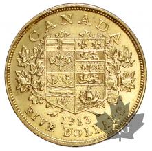 CANADA-1913-5 DOLLARS-GEORGE V-prSUP