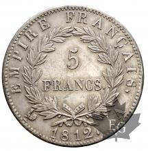 FRANCE-1812A-5 FRANCS-NAPOLÉON EMPEREUR-SUP