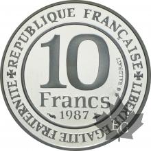 FRANCE-1987-10 FRANCS-MILLENAIRE CAPETIEN-EPREUVE