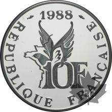 FRANCE-1988-10 FRANCS-ROLLAND GARROS-EPREUVE-BE