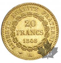 FRANCE-1848A-20 FRANCS-II RÉPUBLIQUE-SUP