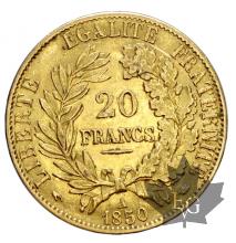 FRANCE-1850A-20 FRANCS-II RÉPUBLIQUE-CERES-prSUP