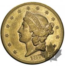 USA-1876S-20 DOLLARS-LIBERTY HEAD-TTB-SUP