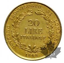 ITALIE-1848-20 LIRE-GOVERNO PROVVISORIO LOMBARDIA-SUP