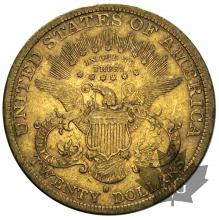 USA-1880S-20 DOLLARS-LIBERTY HEAD-TTB