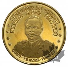BURUNDI-1967-50 FRANCS-PROOF