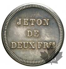 MONACO-ND-CHARLES III-JETON DE DEUX FRcs-SUP