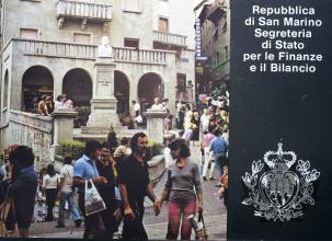 SAINT MARIN-1982-500 et 1000 Lire-Garibaldi avec timbre-FDC