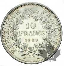 FRANCE-1969-10 FRANCS HERCULE-SUP-FDC