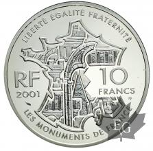 FRANCE-2001-10FRANCS-ARGENT-NOTRE-DAME