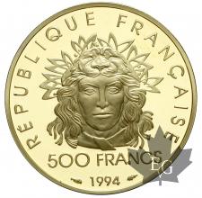 FRANCE-1994-500 FRANCS- proof- JEUX OLYMPIQUES