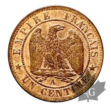 FRANCE-1855A-1 CENT-SUP-FDC