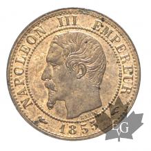 FRANCE-1855A-1 CENT-SUP-FDC
