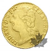 FRANCE-1786 A-Louis XVI-LOUIS D&#039;OR TÊTE NUE-1er sem.-TTB+