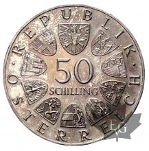 AUTRICHE-1967-50 SHILLING-FDC