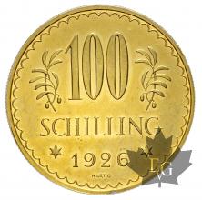 AUTRICHE-1926-100 SHILLING-PROOF LIKE