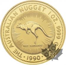 AUSTRALIE-1990-100 DOLLARS-1 OZ-PROOF