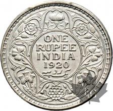 INDE-1920 C-RUPEE-George V-INDIA-PCGS MS 63