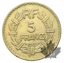 FRANCE-1945C-5 FRANCS LAVRILLIER-TTB-SUP