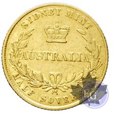 AUSTRALIE-1857-HALF SOVEREIGN- VICTORIA-TTB