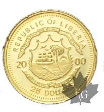 LIBERIE-2000-25-DOLLARS-NAPOLEON-1ER--PROOF