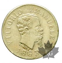 Italie-1863 N- 50 centimes-Vittorio Emanuele II-TB