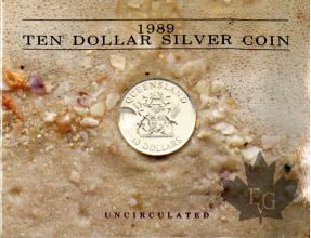 QUEENSLAND-1989-10 DOLLARS-FDC