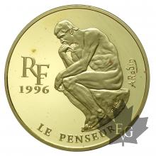 FRANCE-1996-500 FRANCS-75 EURO-PENSEUR-PROOF