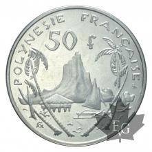 POLYNESIE-FRANÇAISE-1967-50 FRANCS ESSAI-FDC
