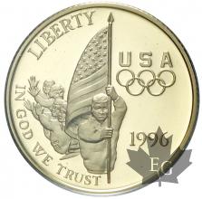 USA-1996-10 DOLLARS-ATLANTA OLYMPIC GAMES-PROOF-